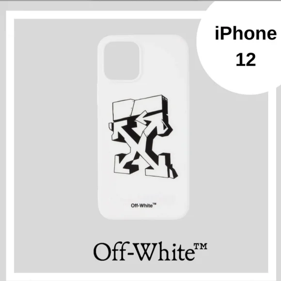 Off-White Arrow White iPhone 12 Pro Case AUTHENTIC New in Box - Picture 3 of 5